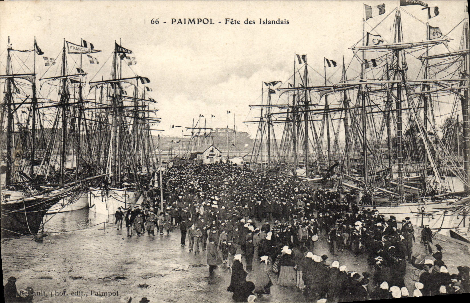Paimpol - Fiesta de los Islandeses — editor Pelgault, n° 66