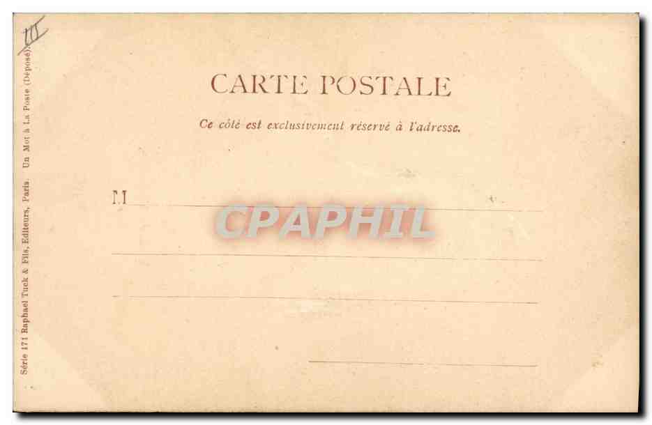 CPA Mme de Maintenon — Verso