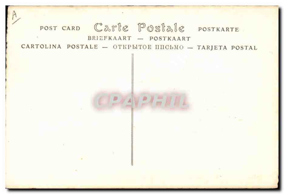 CPA Marie Therese d'Autriche — Verso