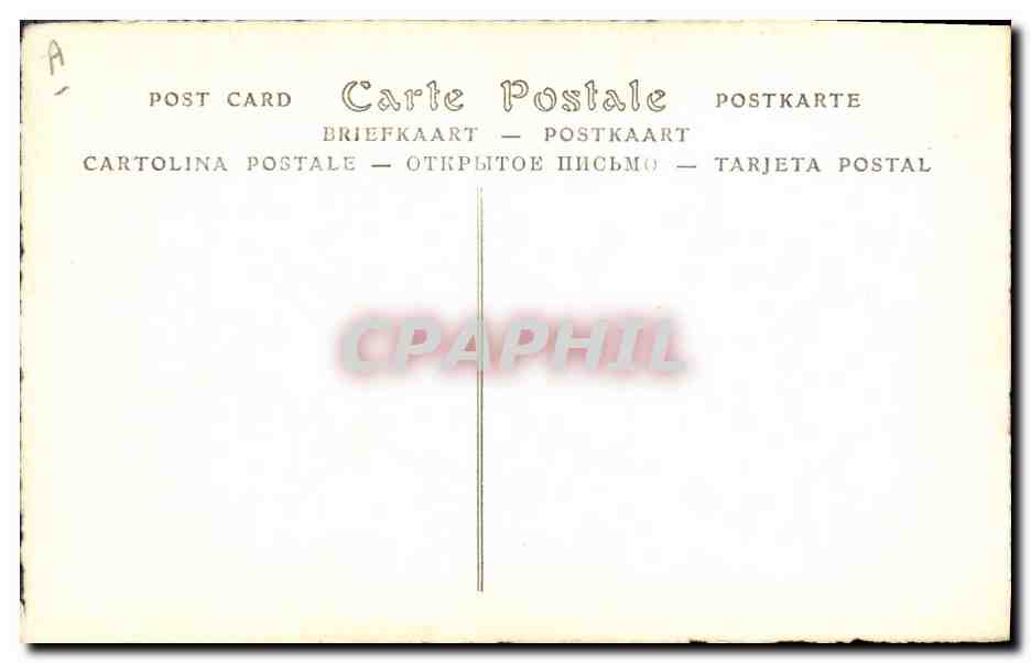 CPA Duchesse de Berry Marie Caroline de Bourbon — Verso