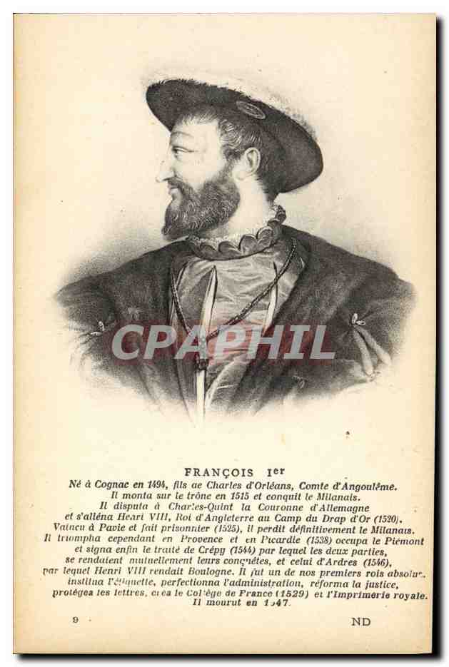 CPA Francois 1er