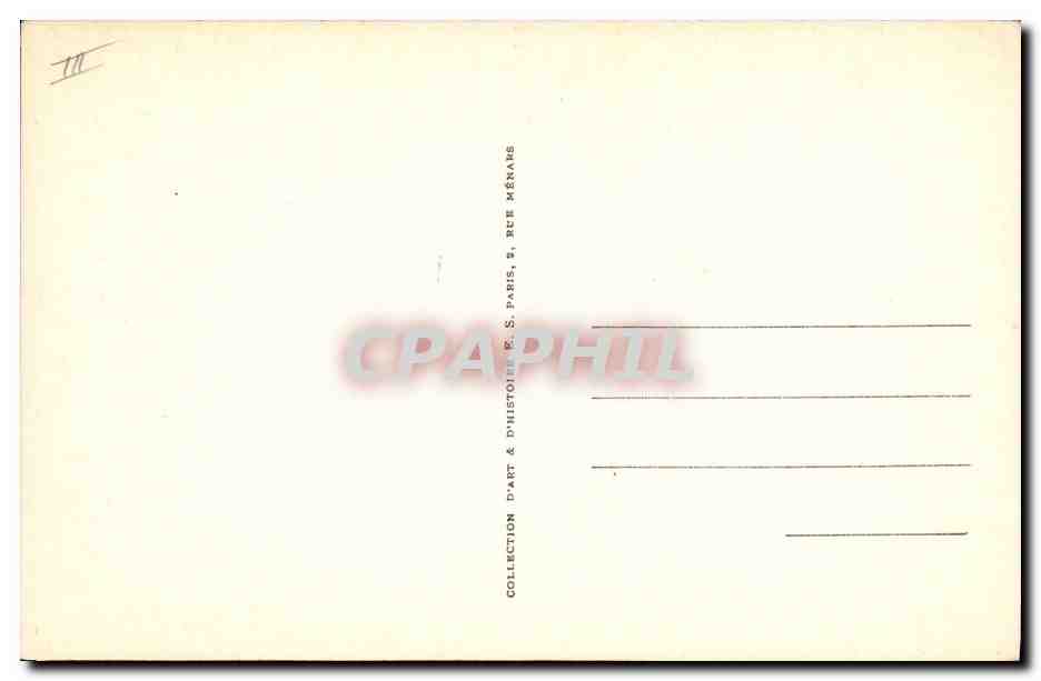 CPA Montespan Athenais Marquise de  — Verso