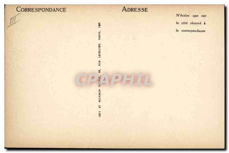 CPA Henri IV Roi de France — Verso