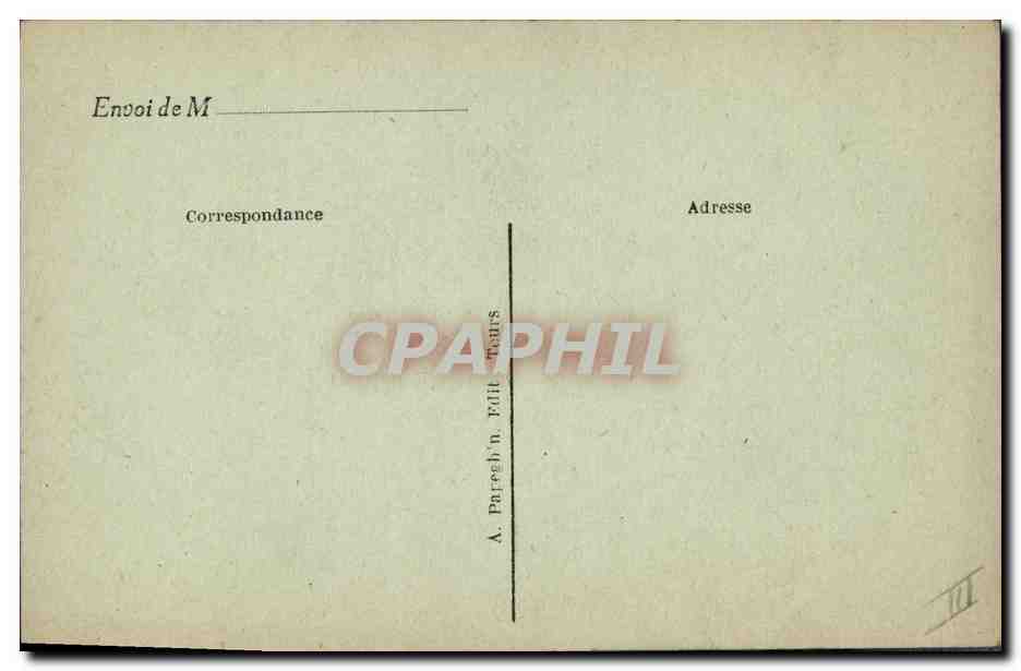CPA Rabelais Ecrivain Francais — Verso