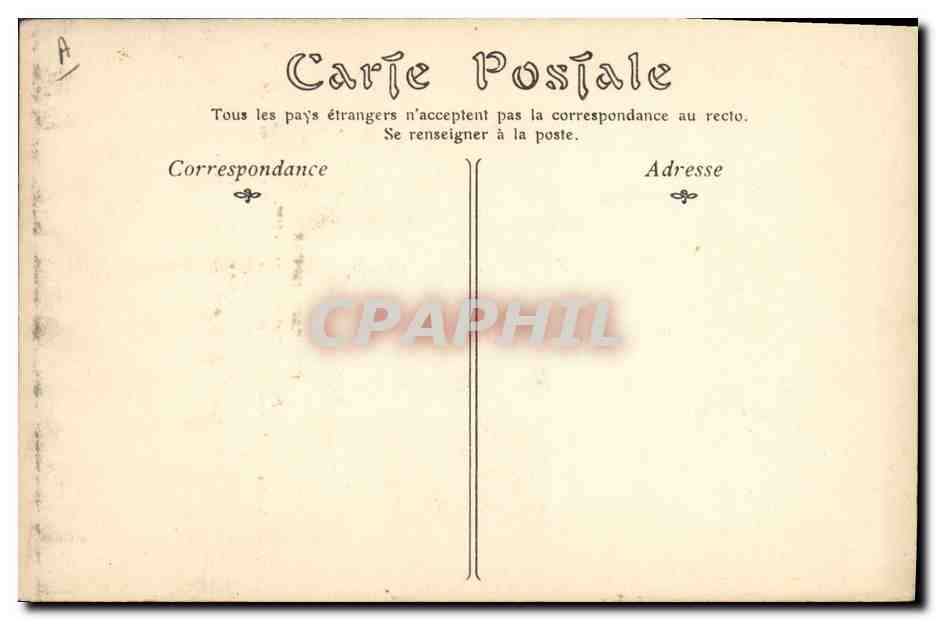 CPA Clemence Isaure — Verso