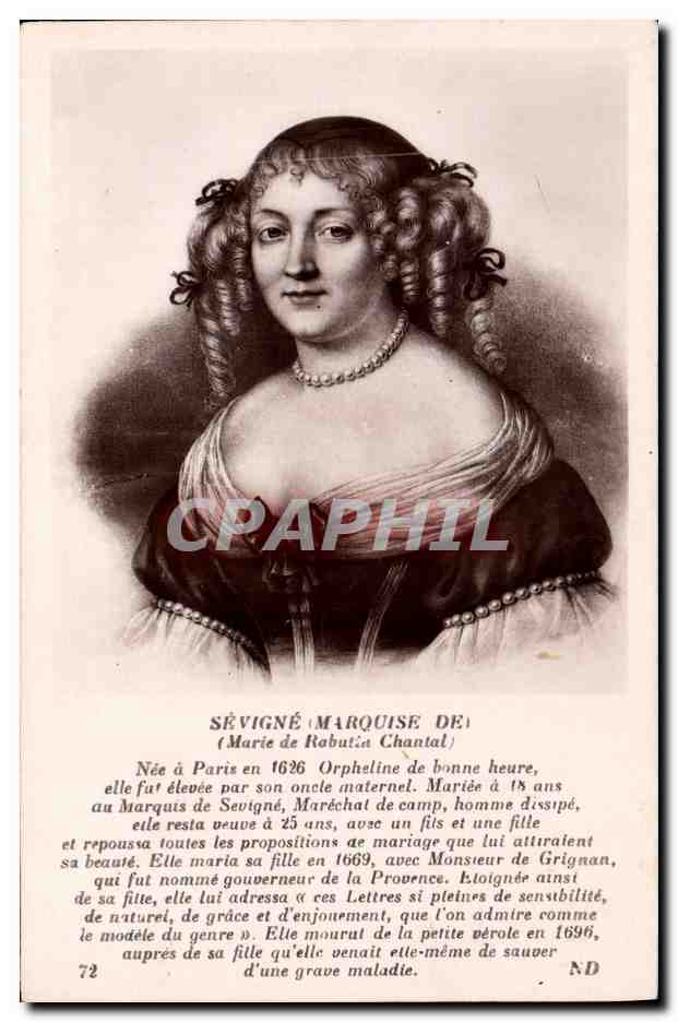CPA Sevigne Marquise de 