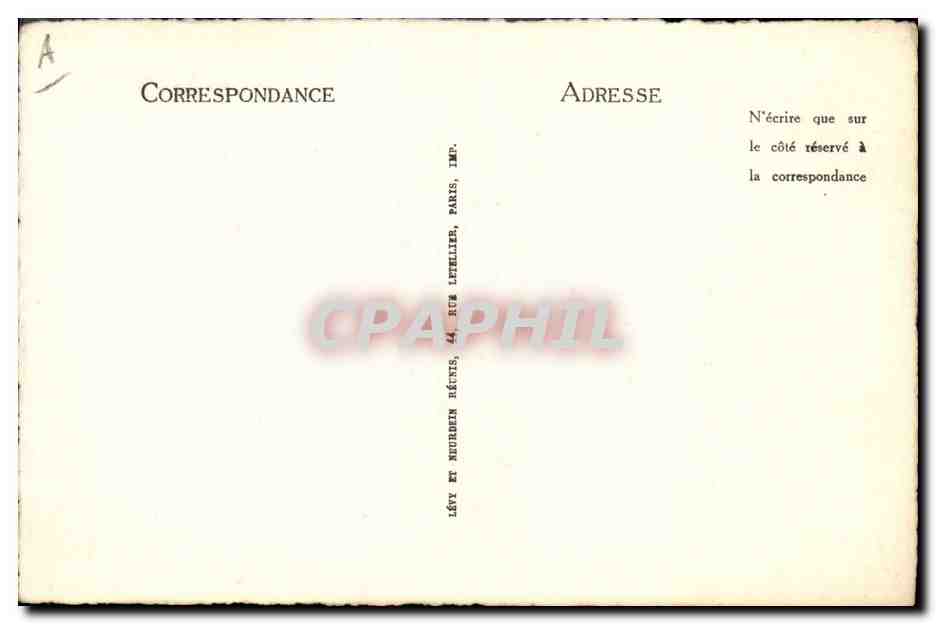 CPA Charles I called Charlemagne — Verso