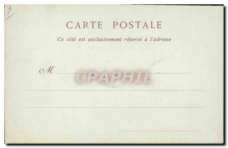 CPA Princesse Mathilde — Verso