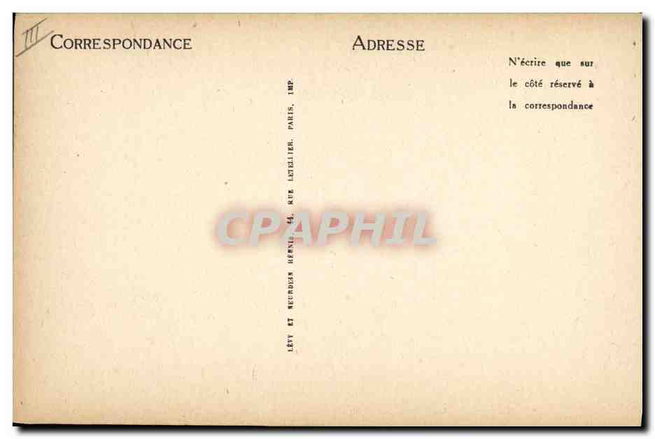 CPA Henri Ier de lorraine Duc de Guise — Verso
