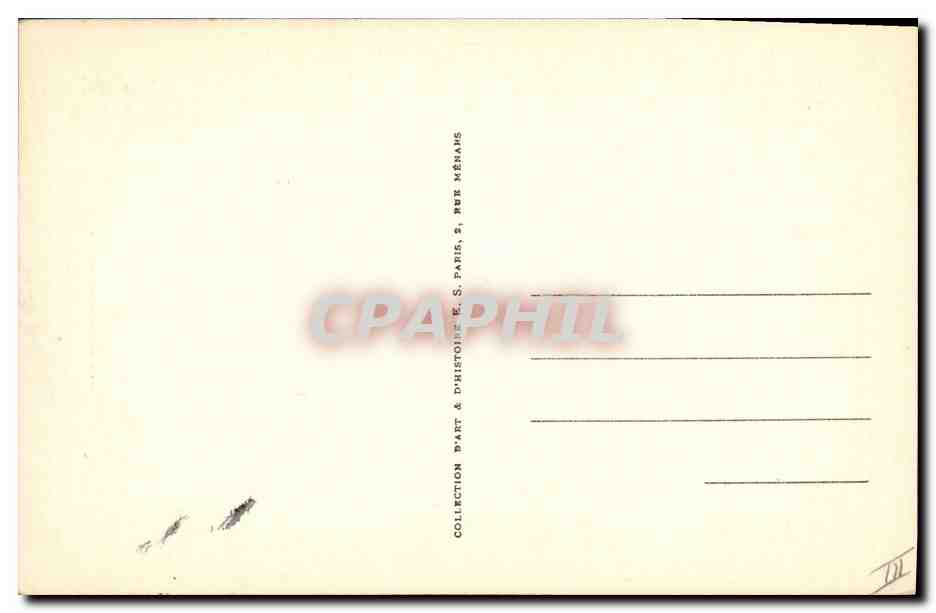 CPA Montespan Athenais Marquise de  — Verso