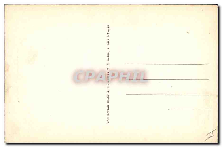 CPA Charette de la Contrie  — Verso