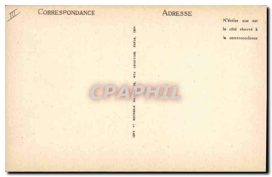 CPA Agnes Sorel ou Soreau — Verso