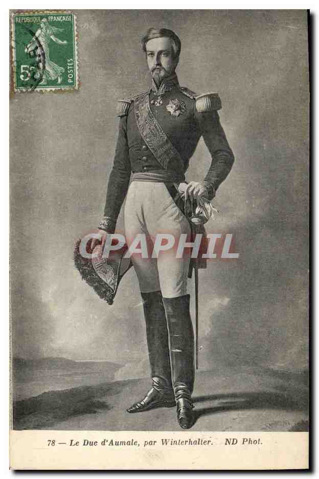 CPA Le Duc d'Aumale par Winterhalter