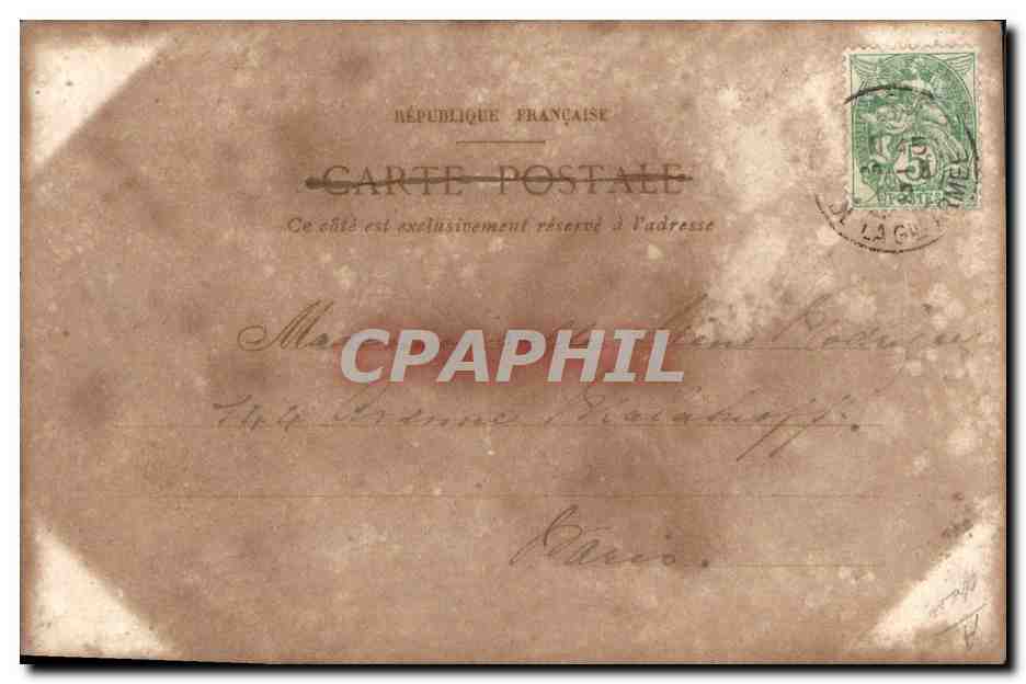 CPA Edouard VII — Verso