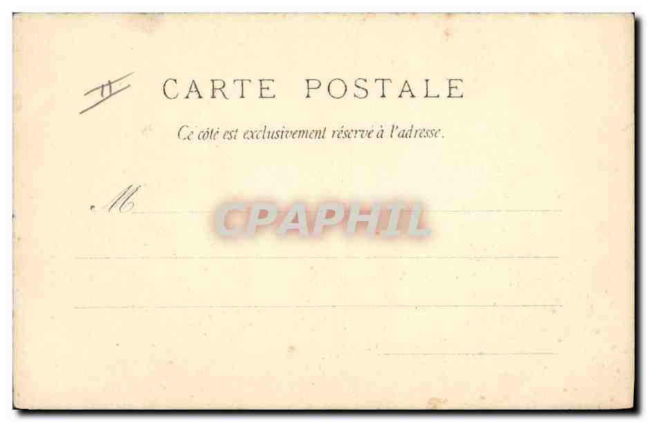 CPA Escargot la reine des fees — Rückseite