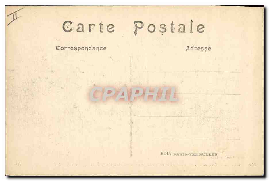 CPA Militaria Patrouille de Spahis Marocains traversant le village de Ribecourt — Rückseite