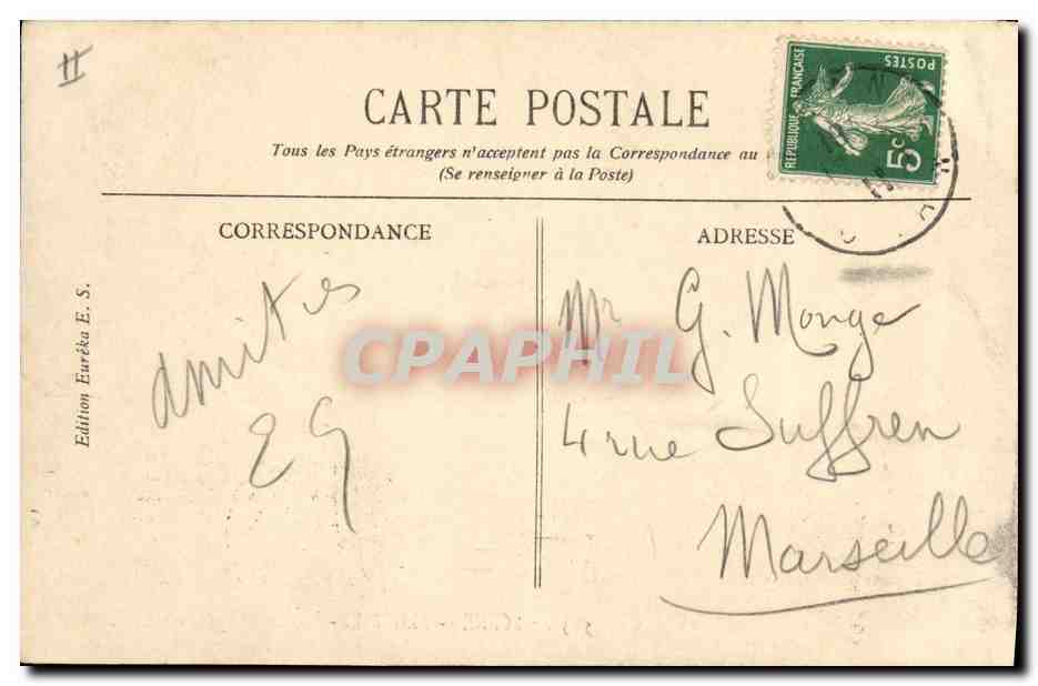 CPA Militaria Algerie Spahis indigenes — Rückseite