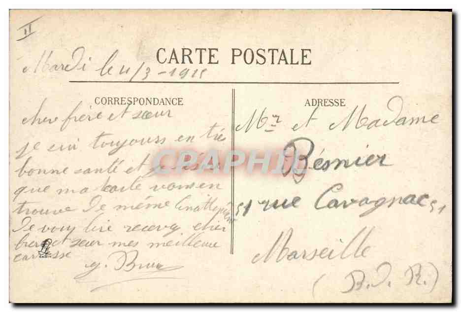 Furnes — Un spahis marocain retour du front raconte ses exploits — série 466 — Verso