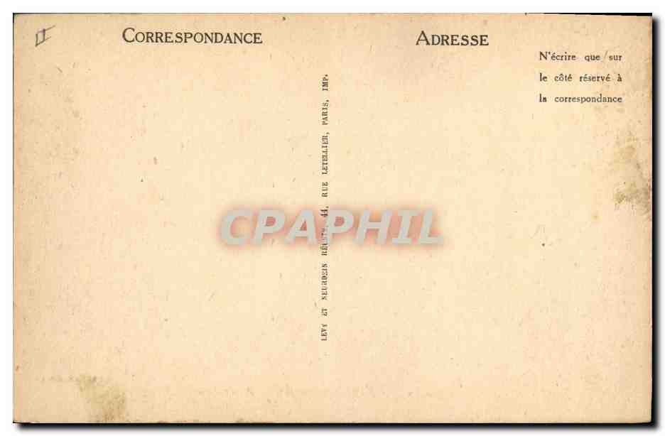 CPA Militaria Fantasia Spahis — Rückseite