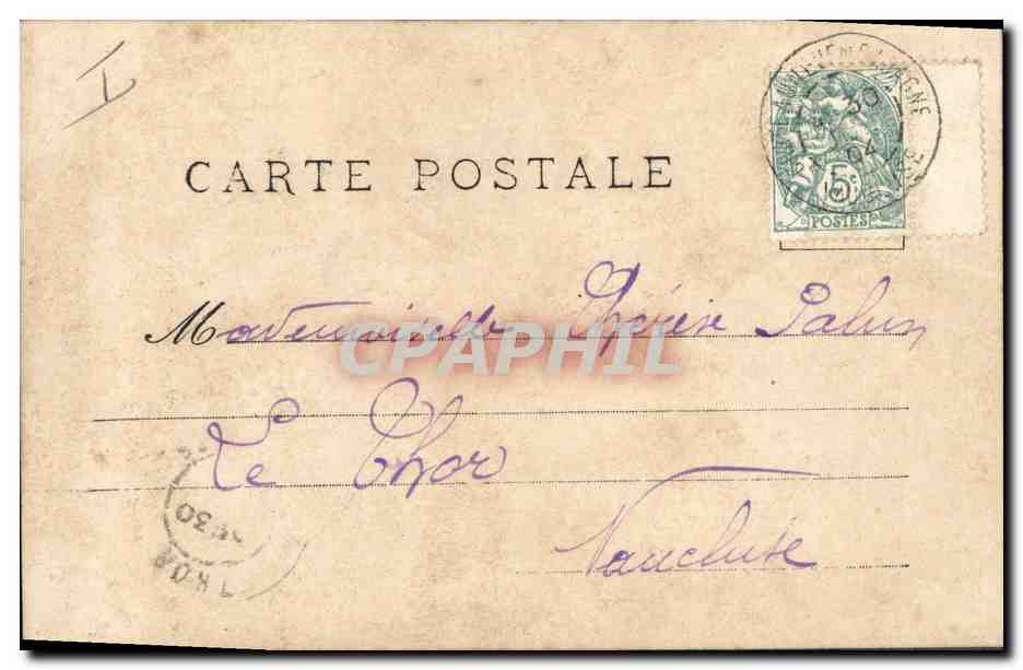 Croissants de Lune — D.P. — n° IV — Reverso