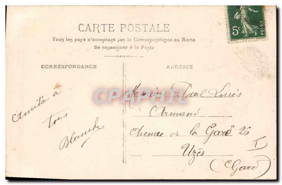 CPA Fantaisie Lune Enfant — Rückseite
