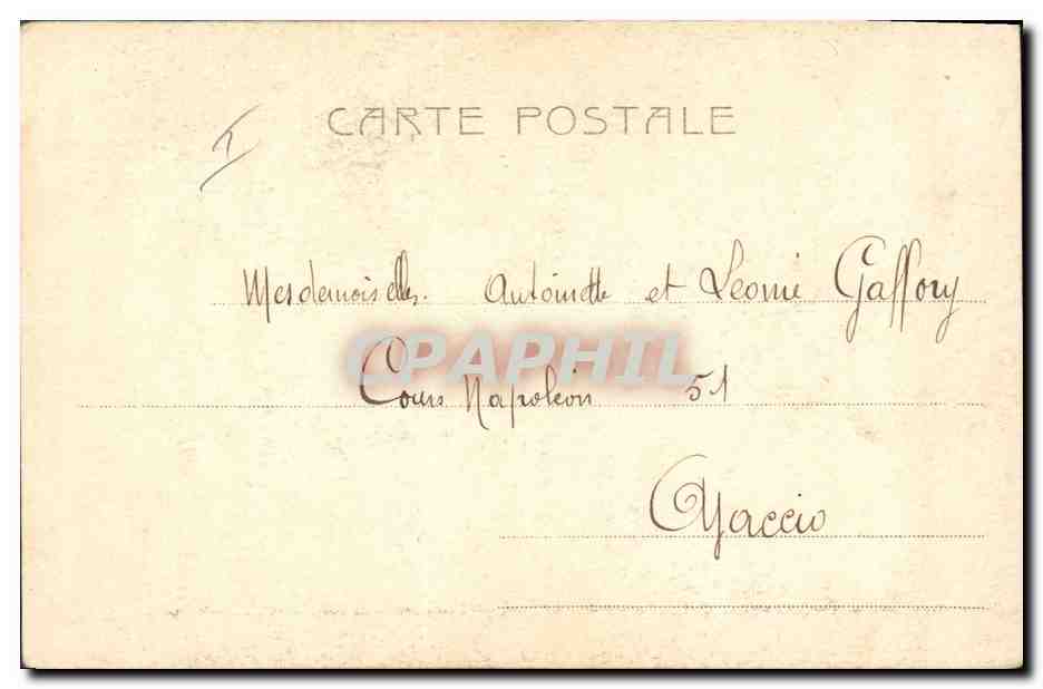 CPA Fantaisie Lune Femme — Verso