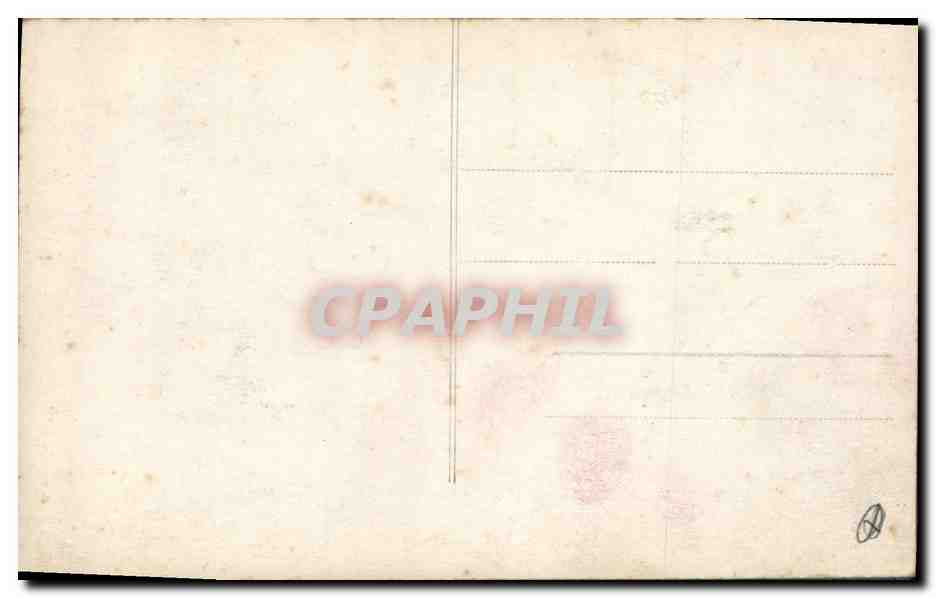 CPA Fantaisie Lune Femme — Verso