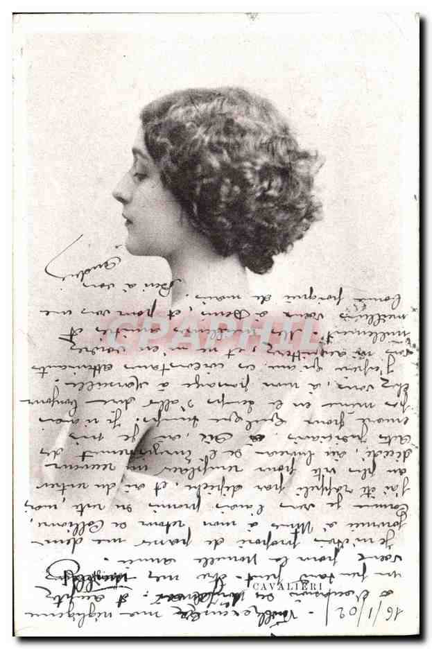 CPA Theatre Femme Cavalieri