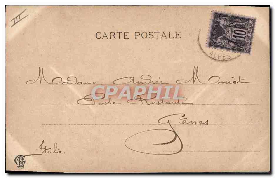 Femme en costume andalou — Consuelo — Atelier Prou Royales, Paris — Verso
