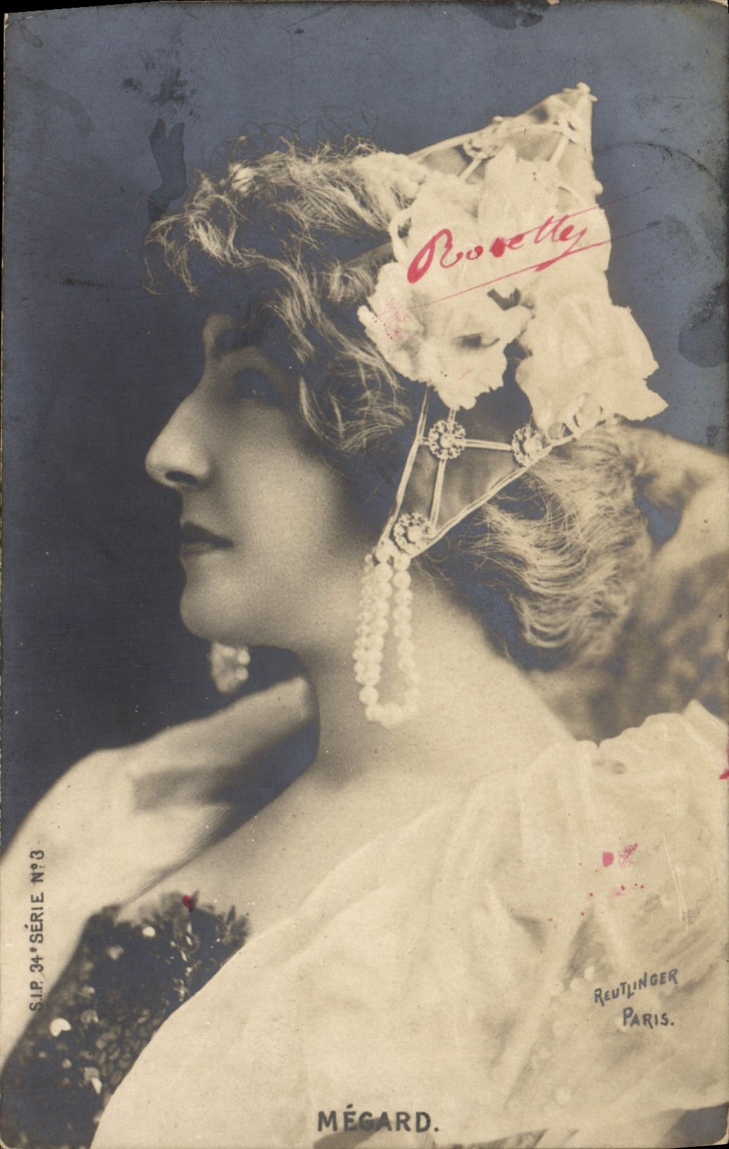 Portrait de femme — Mégard — Reutlinger Paris, S.I.P. 34e série N°3