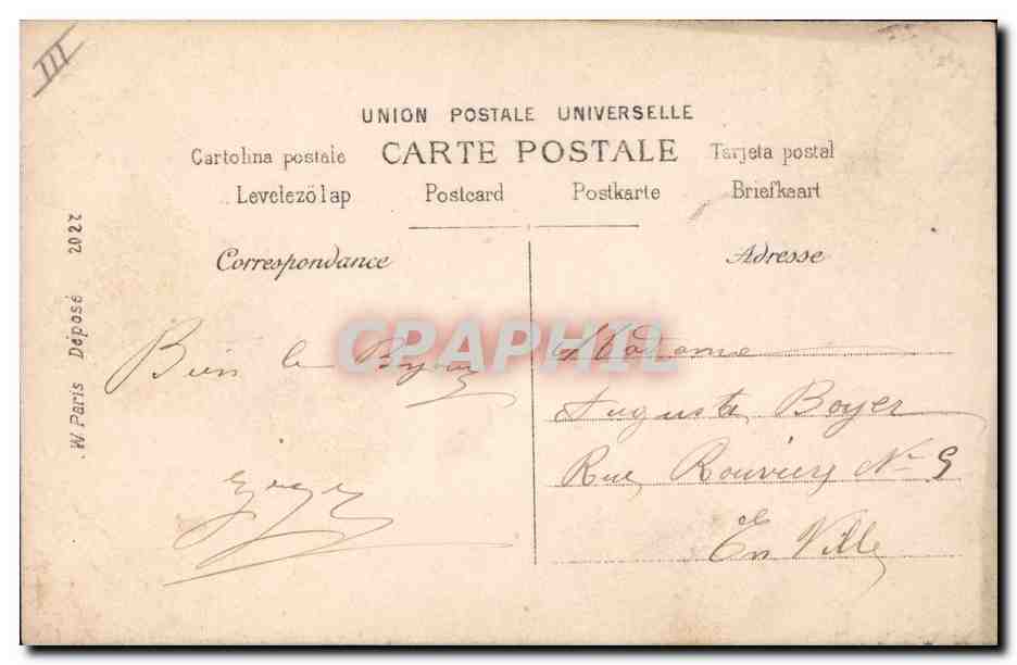 Christiania — Casino de Paris — Walery Paris — Verso