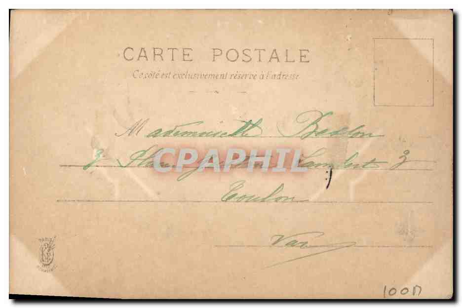 Myrielle — danseuse en robe antique — éditée par Reutlinger Paris, série n°19 — Reverso