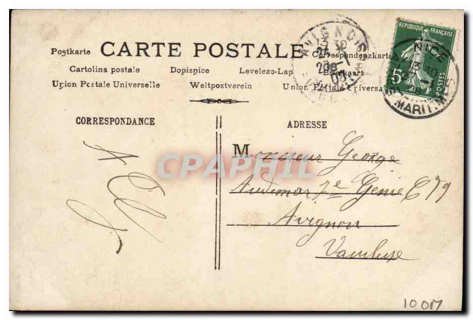 Marville — Femme en robe rose ornée de plumes — Venus — Verso