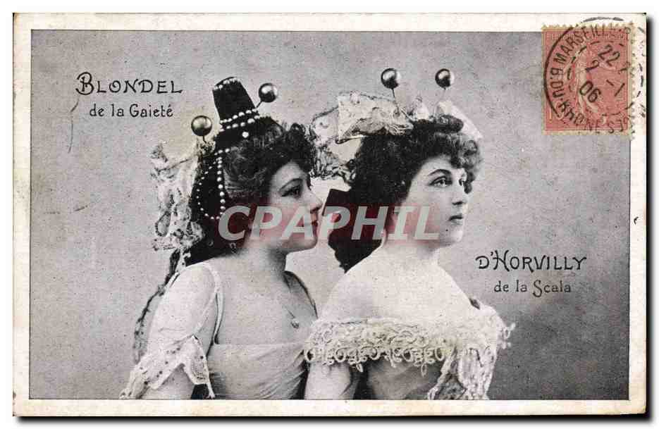 Blondel et D'Horvilly de la Gaieté — de la Scala — éditeur anonyme, n° de série non visible