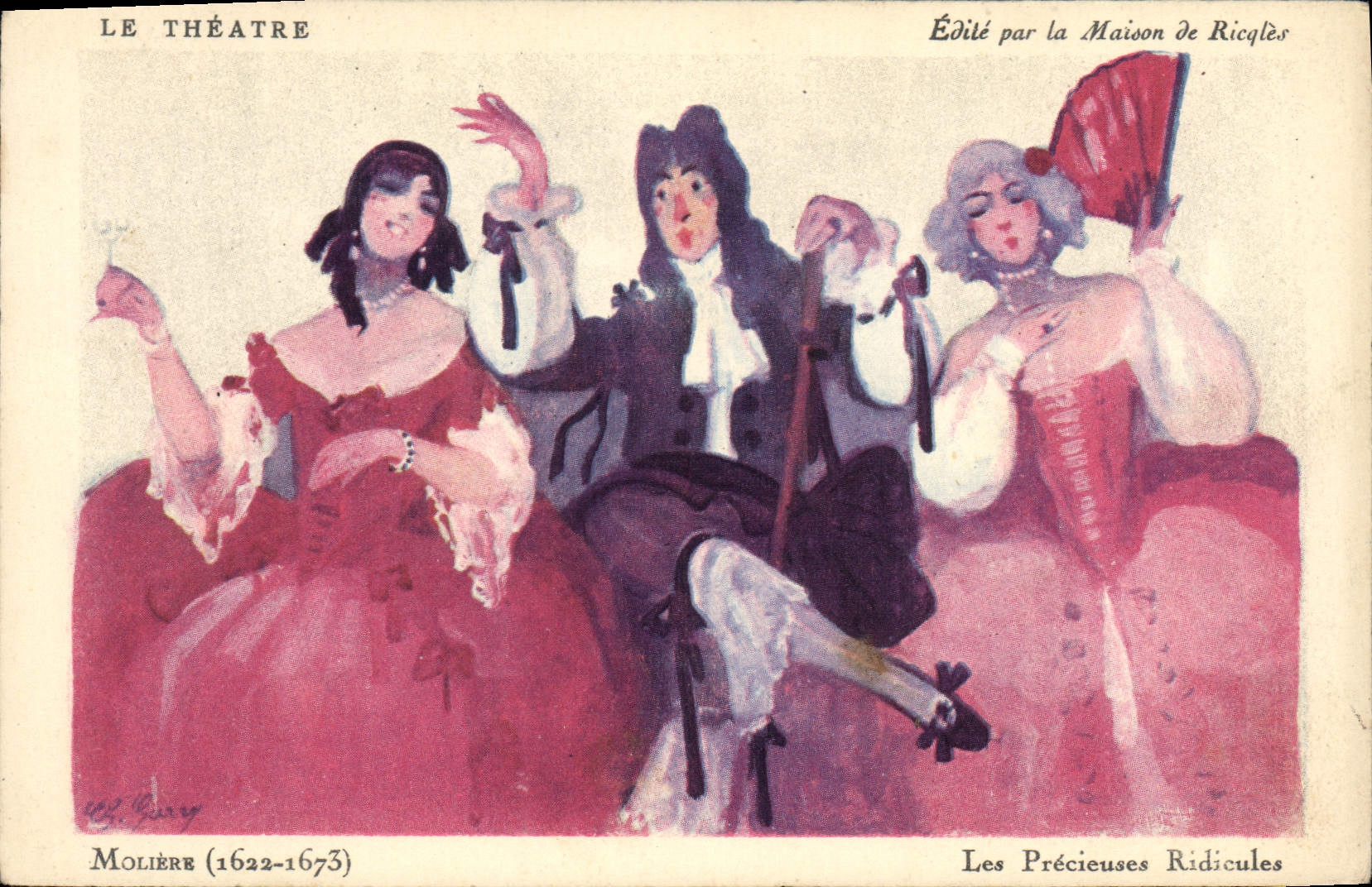 Das Theater — Molière (1622-1673) — Les Précieuses Ridicules — Verlag Maison de Ricqlès