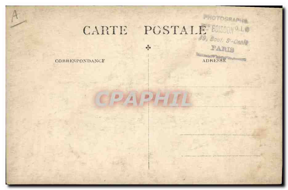 Naya — Exotische Tänzerin in Bühnenkostüm — Doisne, Paris — Rückseite