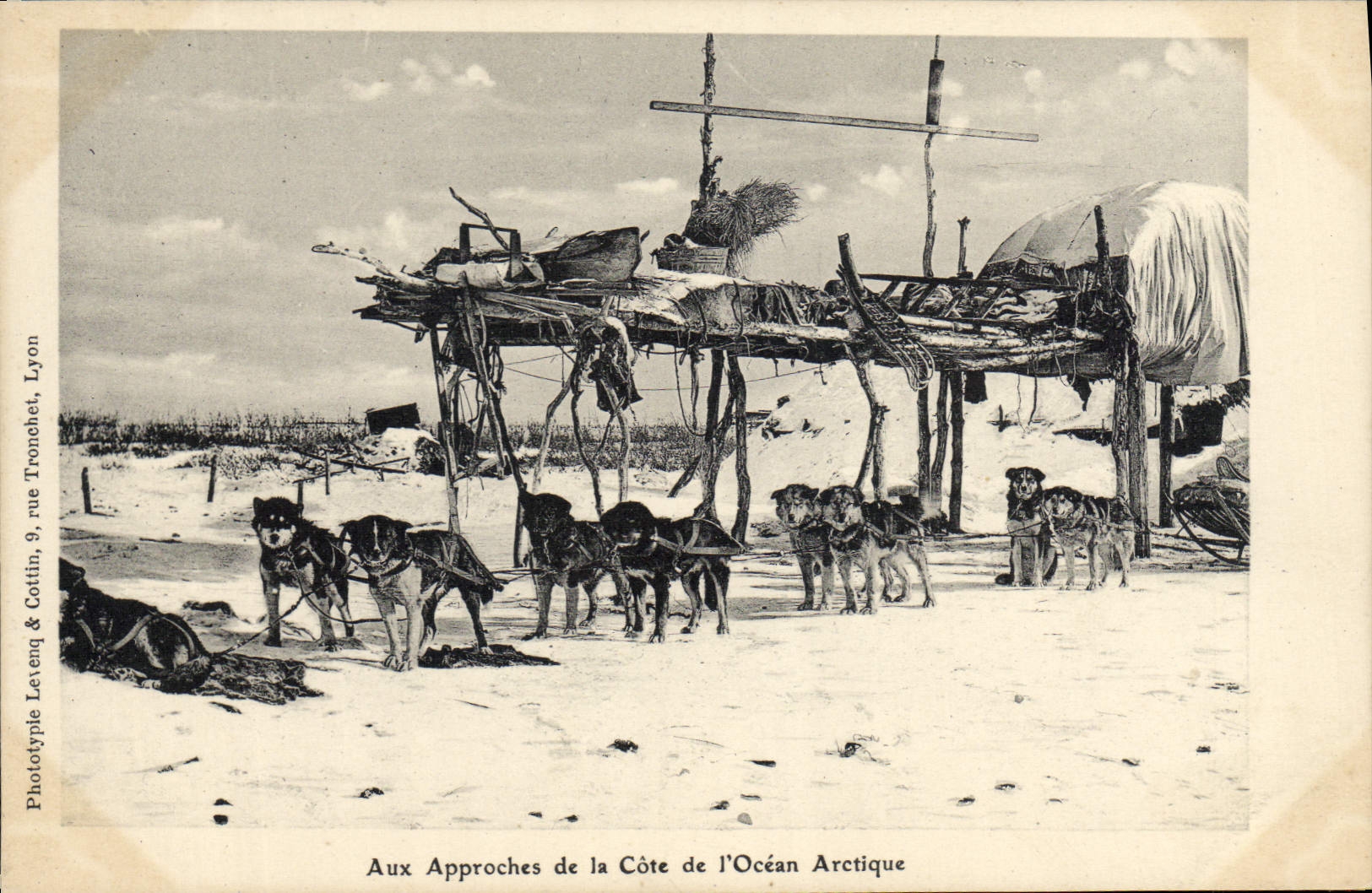 Aux Approches de la Côte de l'Océan Arctique — Phototype Levenq & Cottin, 9, rue Tronchet, Lyon