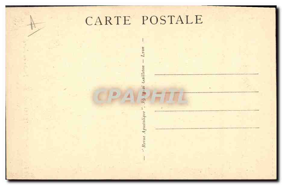 CPA Polaire Mission des Oblats de Marie Immaculee Amerique du Nord L'hote du Nord Type d'Esquimau — Rückseite