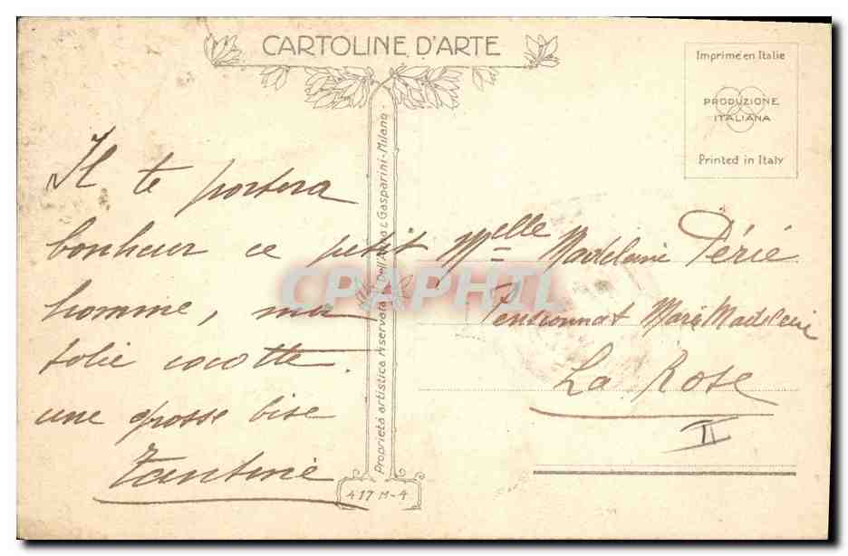 CPA Fantaisie Illustrateur Enfant — Rückseite
