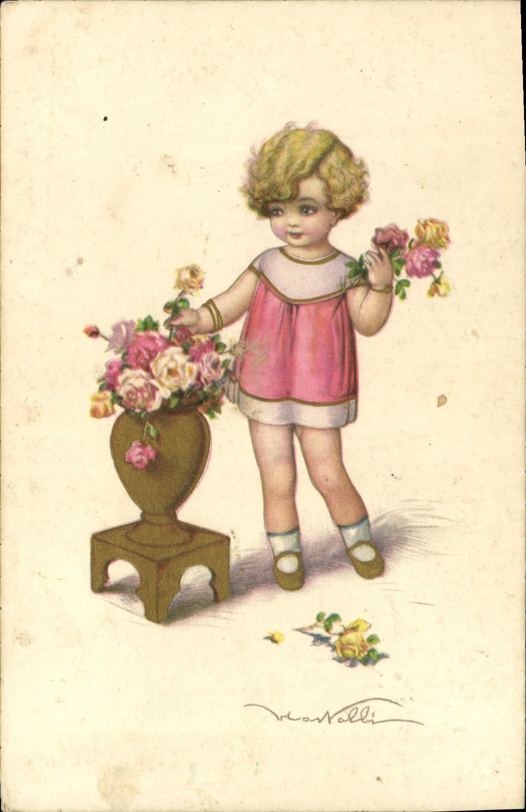 CPA Fantaisie Illustrateur Enfant