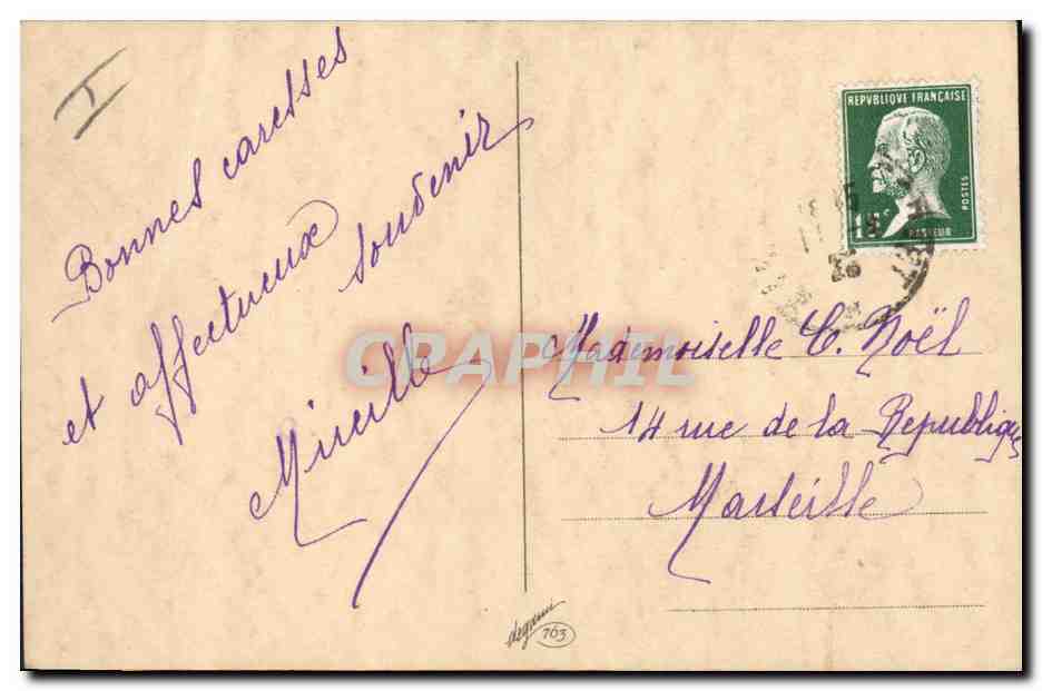 CPA Fantaisie Illustrateur Enfant Poule — Verso