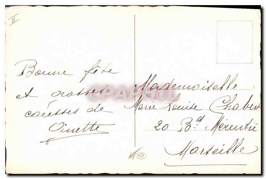 CPA Fantaisie Illustrateur Enfant  — Rückseite
