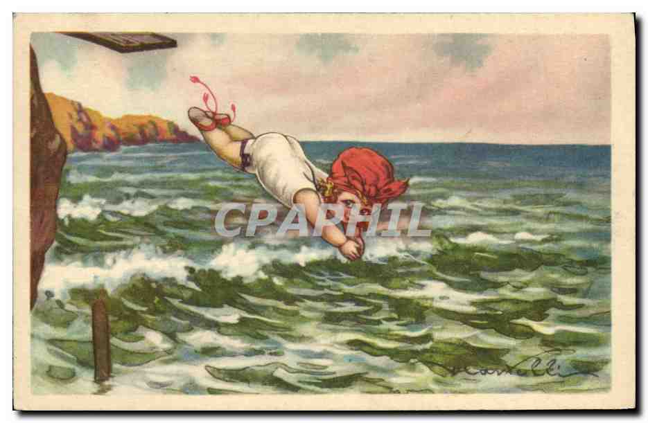 CPA Fantaisie Illustrateur Enfant