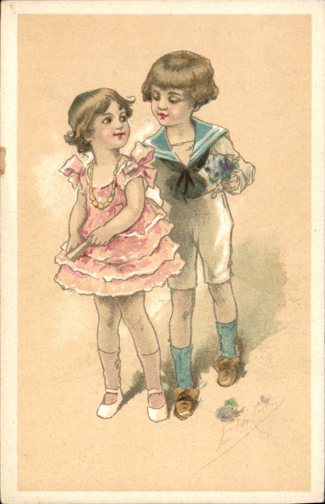 CPA Fantaisie Illustrateur Enfants