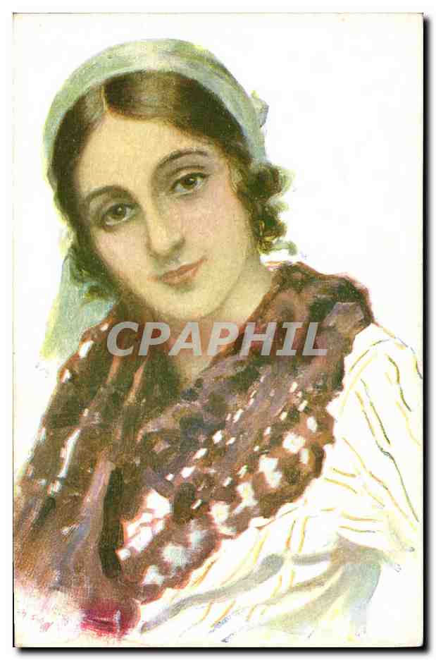 CPA Fantaisie Illustrateur Femme