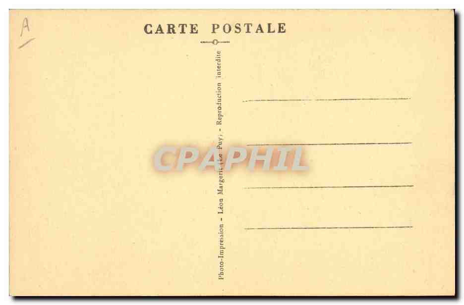 CPA Folklore Les Scenes champetres de la France centrale Le berger du village Chie Moutons — Verso