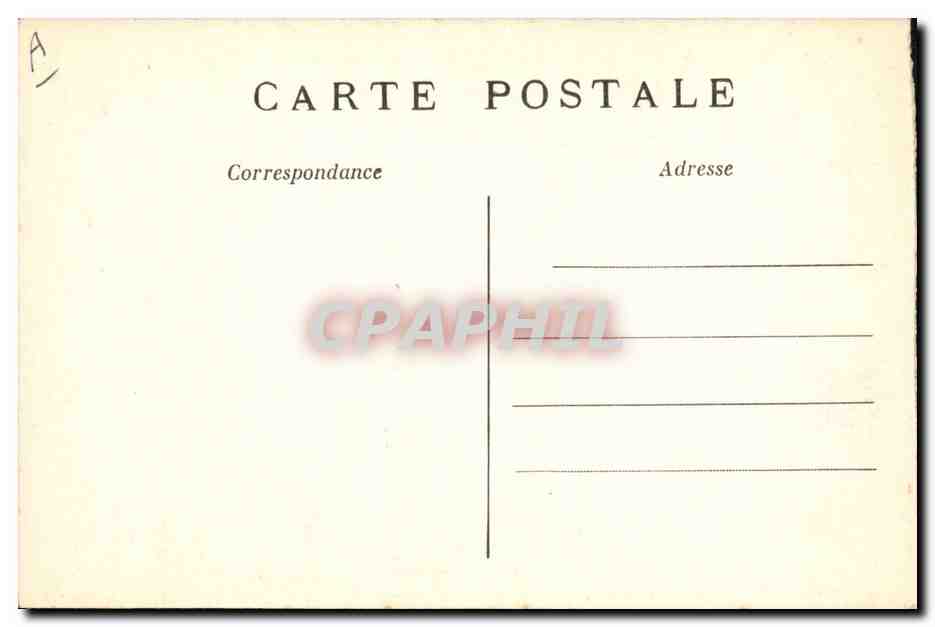 CPA Folklore Bourree d'Auvergne — Verso