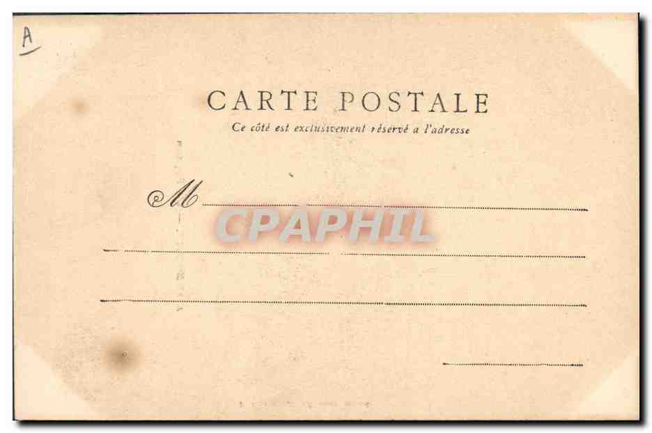 CPA Folklore Auvergne Un paysan — Verso