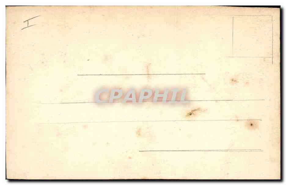 CPA Fantaisie (dessin a la main) Oiseaux — Verso