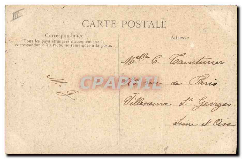 CPA Peche Costumes bretons Type de marin pecheur de Quimper — Rückseite